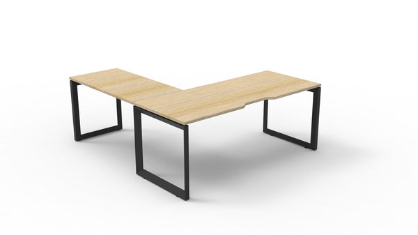 Infinity Loop Leg Corner Workstation - Easy Office Furniture