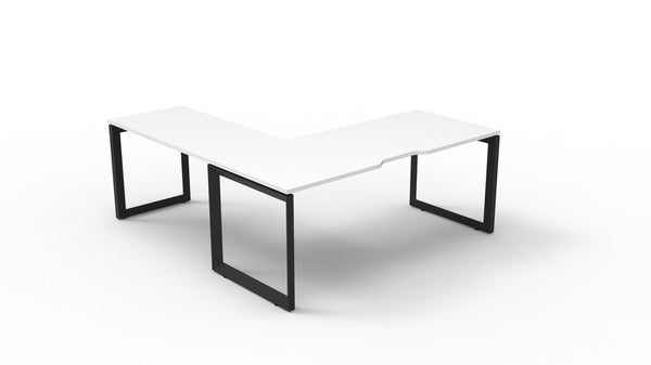 Infinity Loop Leg Corner Workstation - Easy Office Furniture