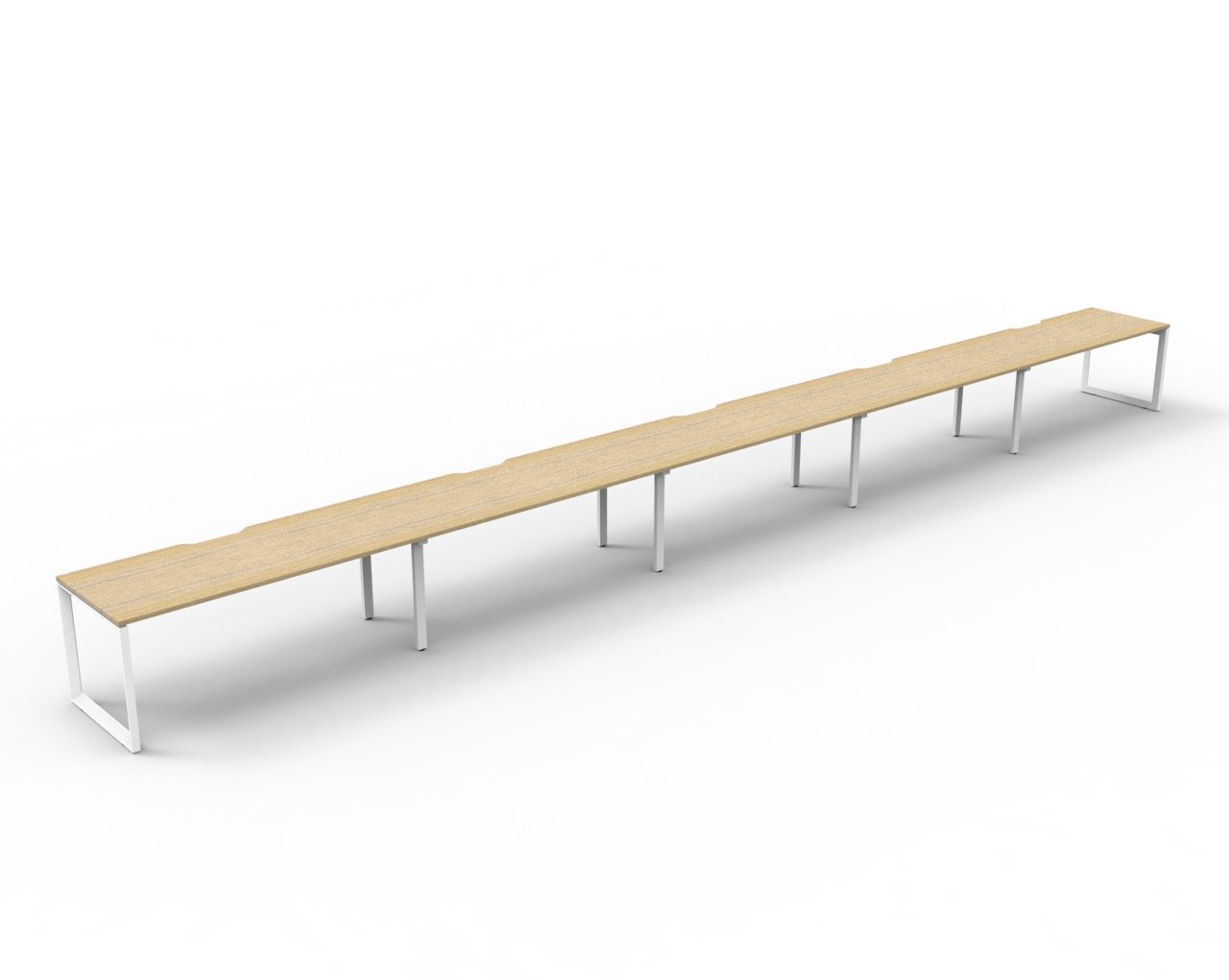 Infinity Single Sided Loop Leg Workstation - Easy Office Furniture