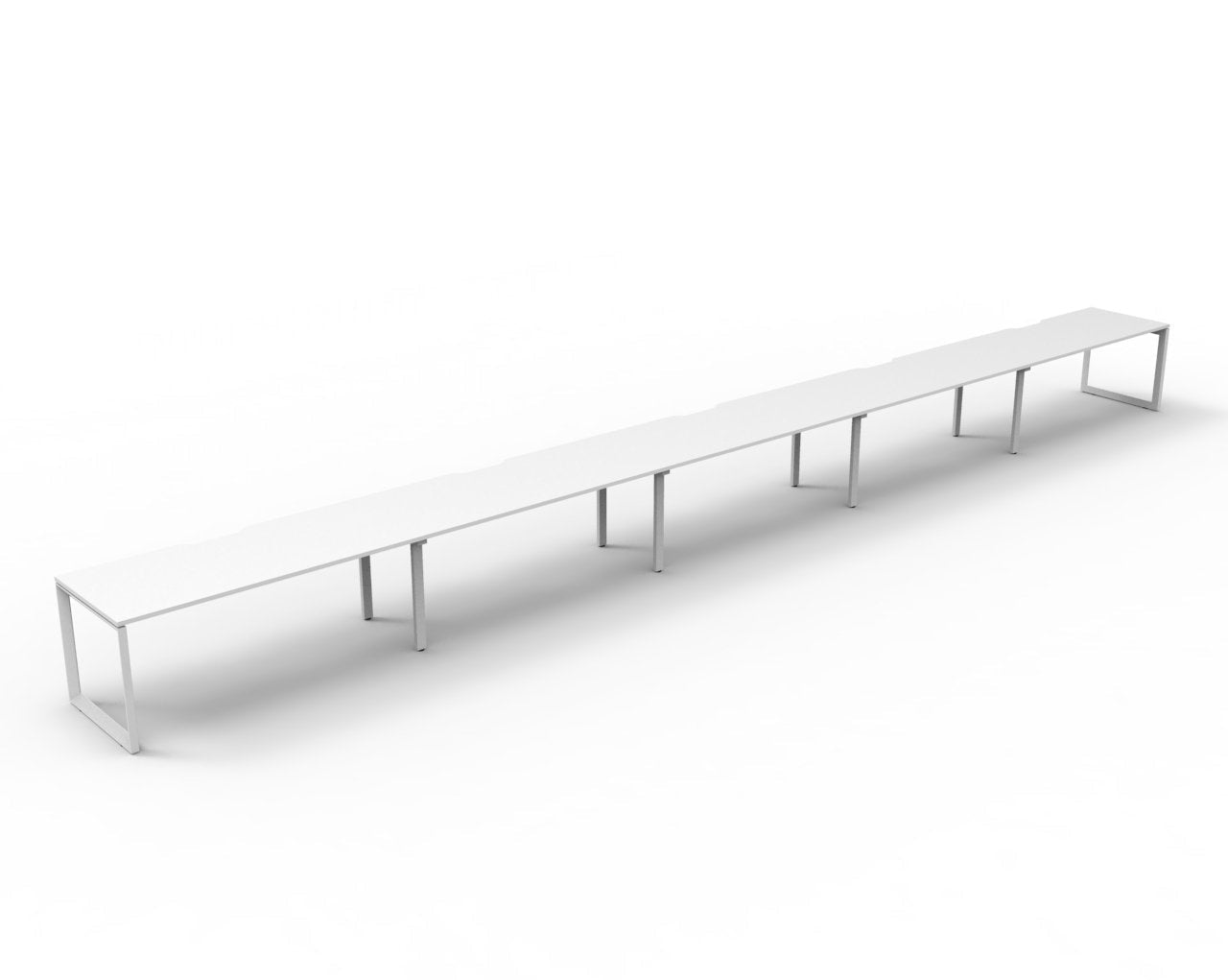 Infinity Single Sided Loop Leg Workstation - Easy Office Furniture