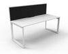 Infinity Single Sided Loop Leg Workstation - Easy Office Furniture