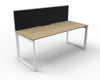 Infinity Single Sided Loop Leg Workstation - Easy Office Furniture