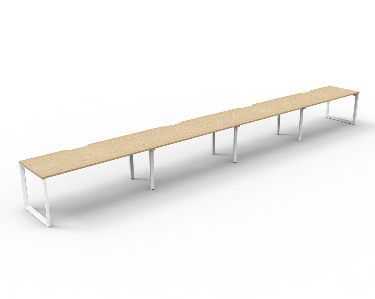 Infinity Single Sided Loop Leg Workstation - Easy Office Furniture