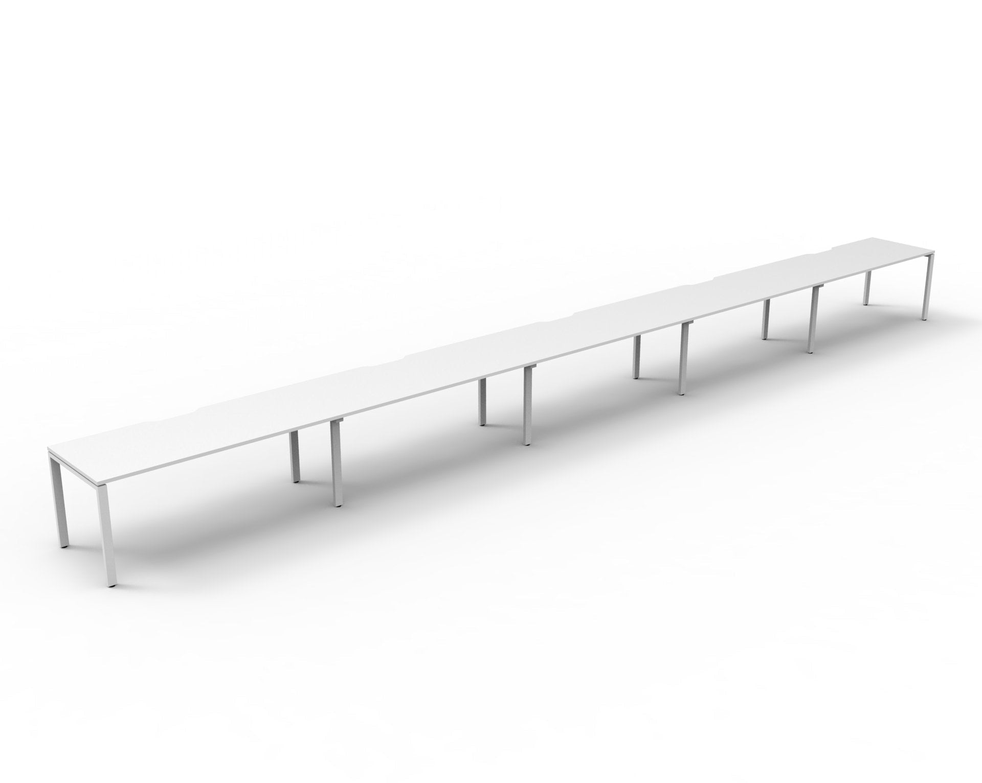Infinity Single Sided Profile Leg Workstation - Easy Office Furniture