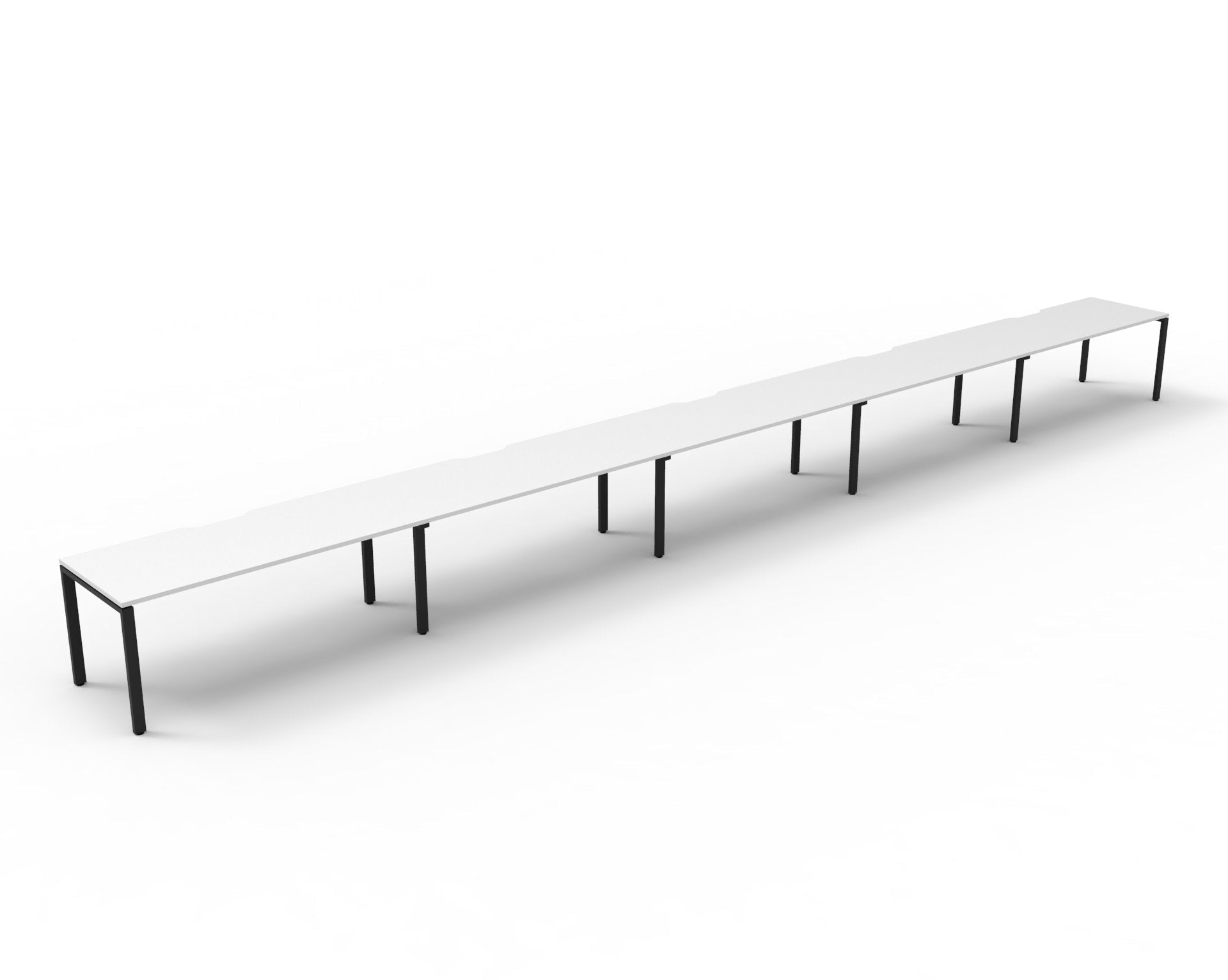 Infinity Single Sided Profile Leg Workstation - Easy Office Furniture