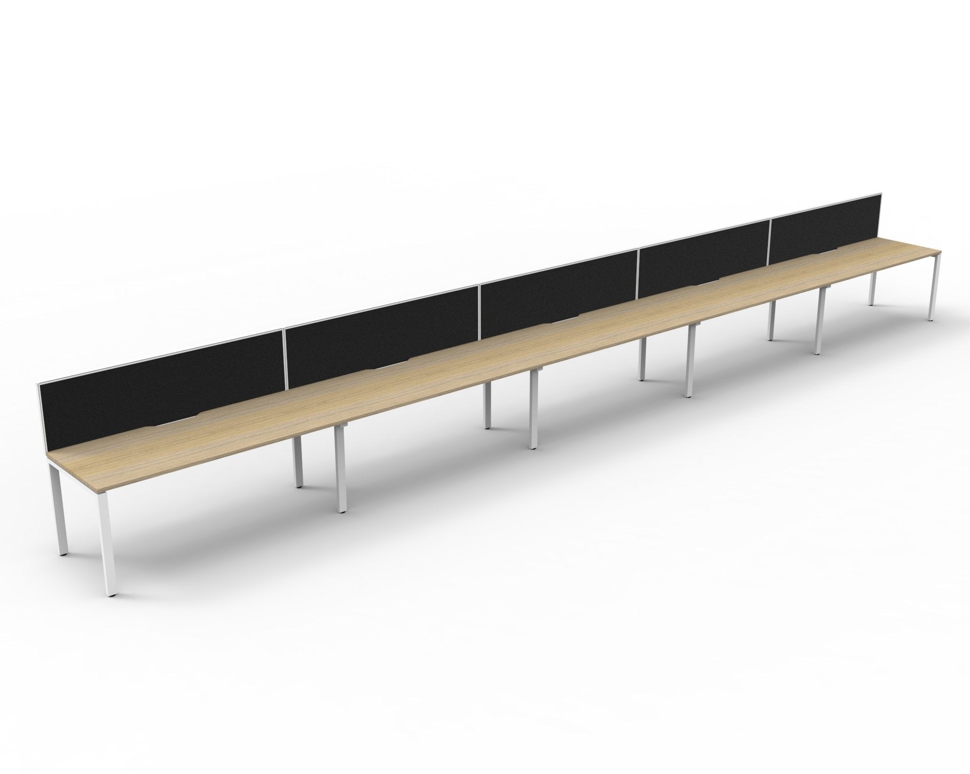 Infinity Single Sided Profile Leg Workstation - Easy Office Furniture