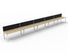 Infinity Single Sided Profile Leg Workstation - Easy Office Furniture