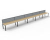 Infinity Single Sided Profile Leg Workstation - Easy Office Furniture