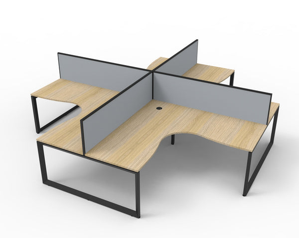 Infinity Loop Leg Corner Workstation