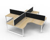 Infinity Loop Leg Corner Workstation