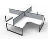 Infinity Loop Leg Corner Workstation