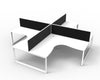 Infinity Loop Leg Corner Workstation