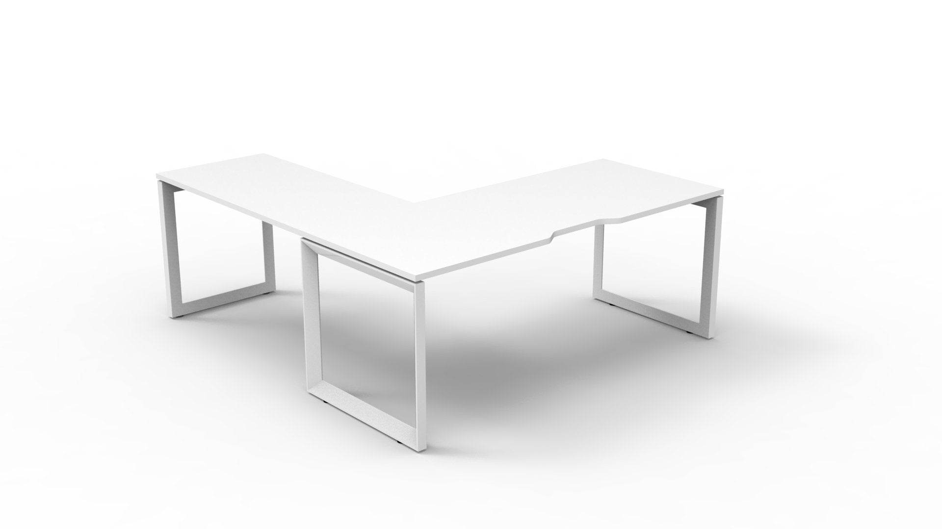 Infinity Loop Leg Corner Workstation