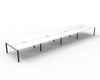 Infinity Back to Back Profile Leg Workstation