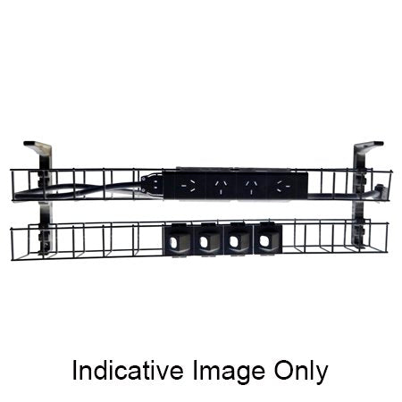 Rapid Wiring Dual Tier Cable Basket