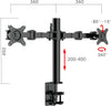 Revolve Pole Mounted Dual Monitor Arm