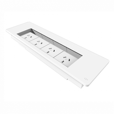 Rapid Wiring Flip Box In Desk Module - Easy Office Furniture