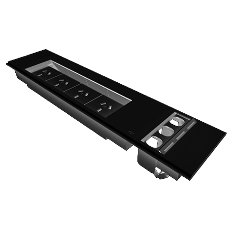 Rapid Wiring Flip Box In Desk Module - Easy Office Furniture