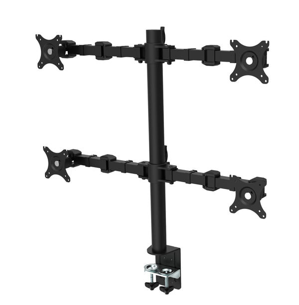 Revolve Pole Mounted Quad Monitor Arm - ON SALE - Easy Office Furniture