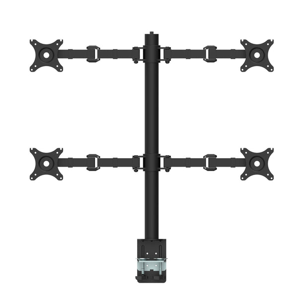 Revolve Pole Mounted Quad Monitor Arm - ON SALE - Easy Office Furniture